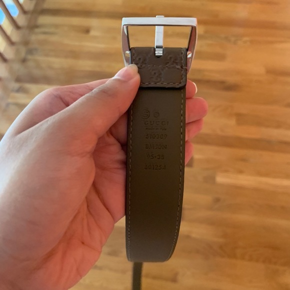 NWOT Men’s Gucci Brown Belt - Size 95 (Authentic) - Picture 9 of 11